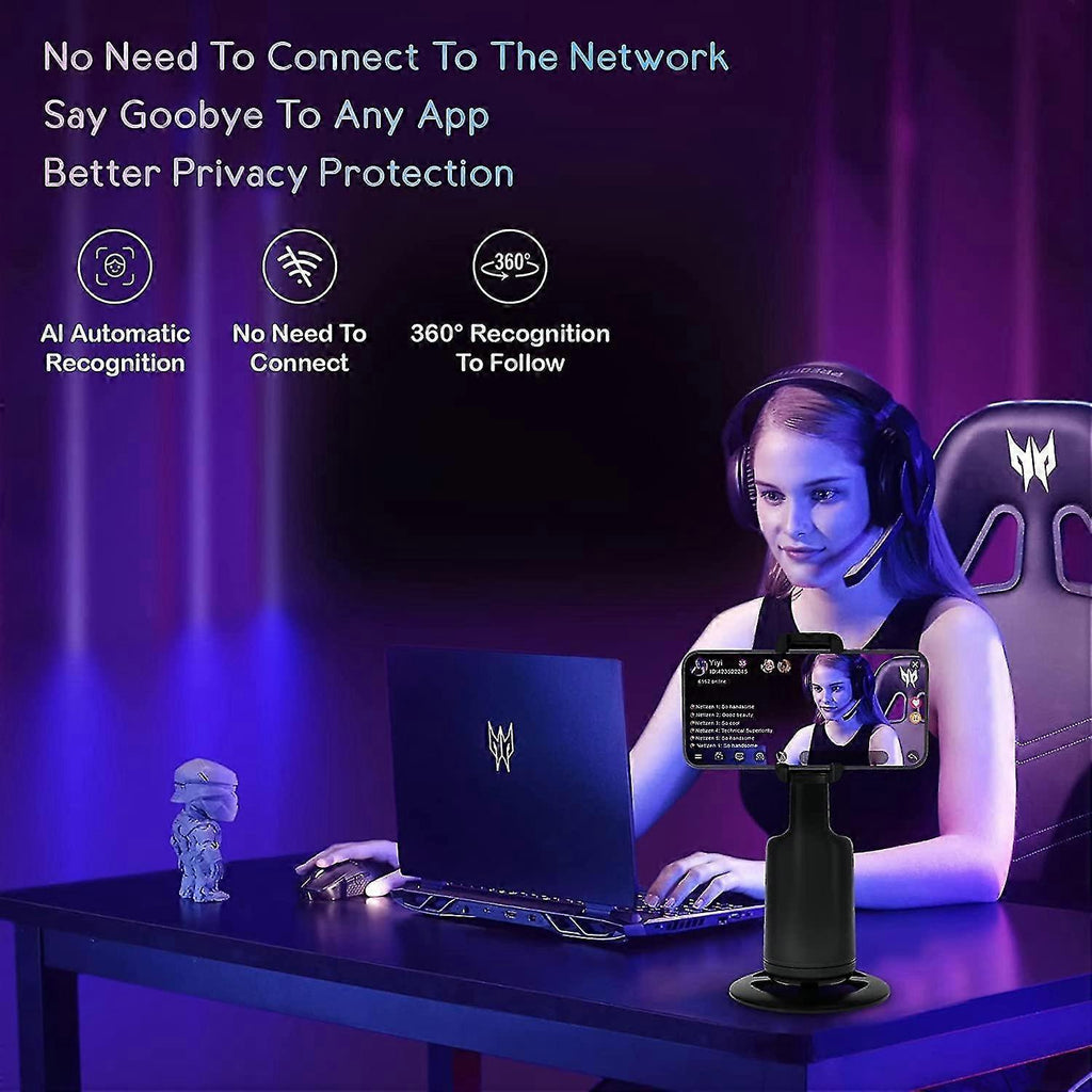 TRIPODE SEGUIMIENTO FACIAL AUTOMATICO NEGRO